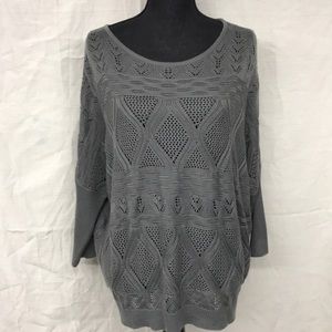 New York & Co slouchy dolman sweater - L